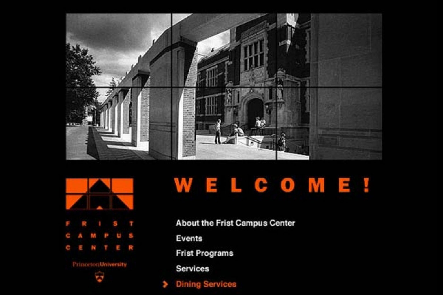 Princeton University Campus Center home page